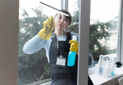 Nettoyage de vitres intérieures et extérieures à Guessling-Hémering